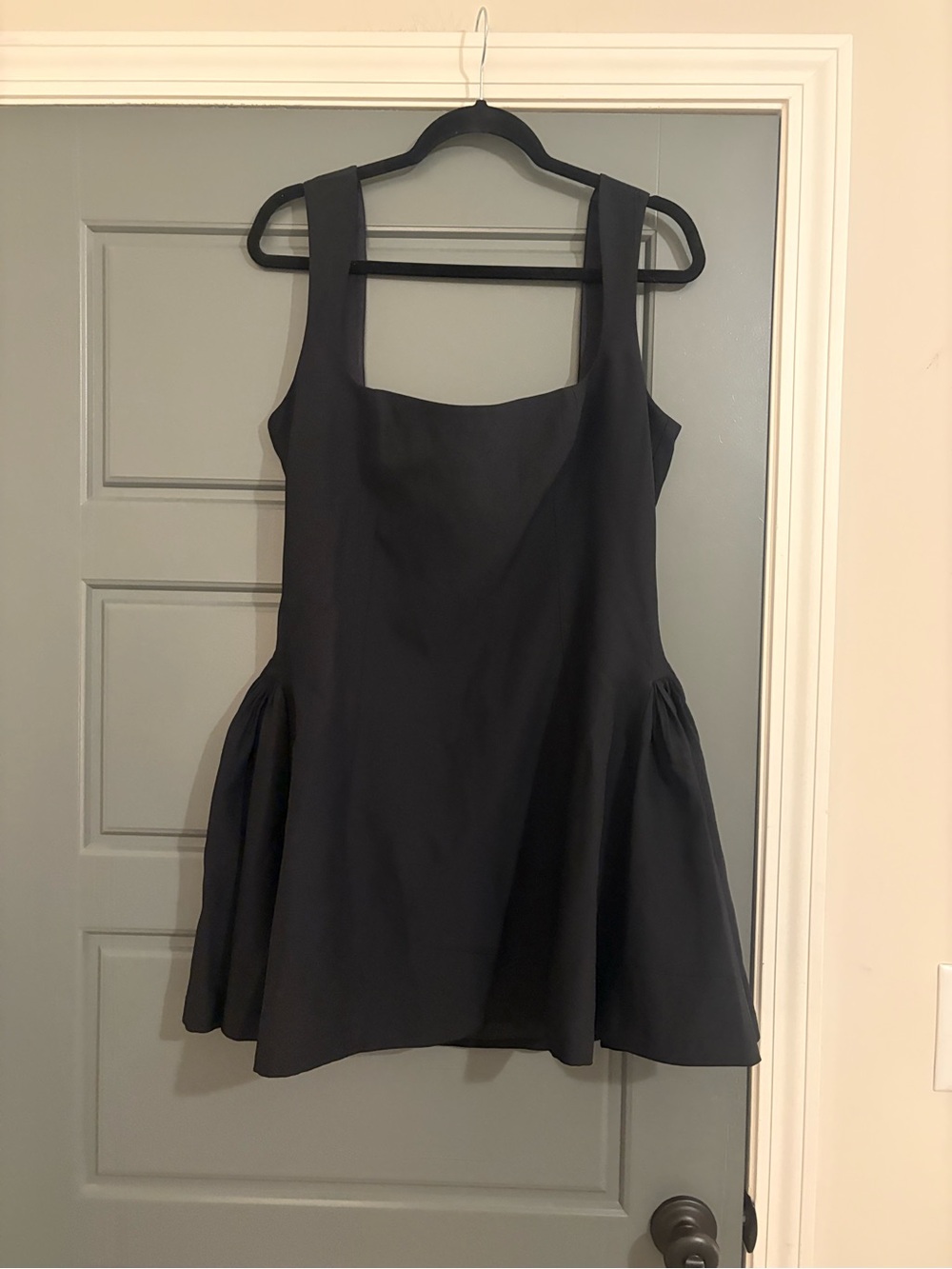 Mirror Palais Black Silk Sleeveless Mini Dress XL NWT
